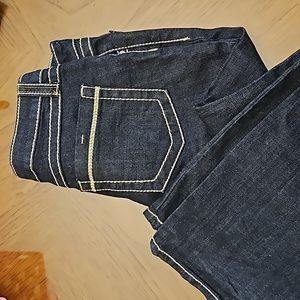 Junior's Blue Asphalt size 11 Long dark denim jeans